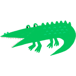 동물, animal, 손그림동물, 어린이집동물, 동물꾸밈, 파충류, 악어, crocodile