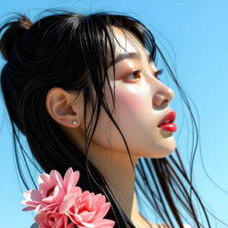 꽃, 꽃꽂이, 꽃다발, 모델, 하늘배, 배경, AI, 데이지, 장미, 해바라기