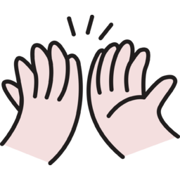 하이파이브, 손뼉, 손, 박수, 짝
