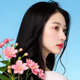 꽃, 꽃꽂이, 꽃다발, 모델, 하늘배, 배경, AI, 데이지, 장미, 해바라기