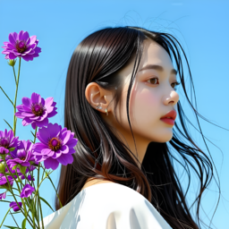 꽃, 꽃꽂이, 꽃다발, 모델, 하늘배, 배경, AI, 데이지, 장미, 해바라기