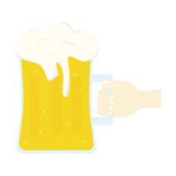 생맥주, 생맥주잔, 맥주잔부딪치기, 맥주잔건배, 맥주거품, 생맥주건배, 시원한생맥주, 흘러내리는맥주거품, 생맥주일러스트, 생맥주500cc