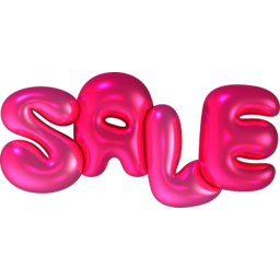 sale, 세일, 풍선글자, 풍선