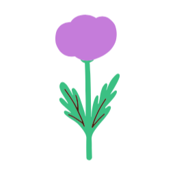 목화, 목화꽃, 심플한, 꽃, 그림, 일러스트, flower, RHc, 벡터, 식물