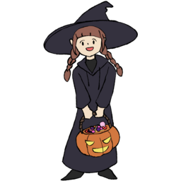 할로윈, 코스튬, 할로윈이벤트, 행사, 마녀, 사탕, 어린이, 소녀, 