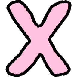 X, x, 대문자X, 알파벳X, 알파벳x, 엑스, 알파벳, 알파벳대문자, 핑크, 핑크알파벳, 알파벳일러스트, 영어, 영어손그림, 알파벳손그림, 이니셜, 잉글리시, 글자, 글씨, 캘리그라피