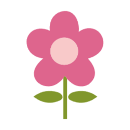꽃, 단순한, 예쁜, 자연, 정원, 공원, 디자인, 요소, 이미지, 아이콘