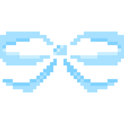 리본, 픽셀, 픽셀아트, 픽셀리본, 리본픽셀, 리본픽셀아트, 하늘색리본, 리본모양, pixel, pixelart, pixelribbon, ribbon