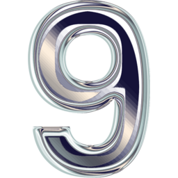 숫자, 기호, 쇠맛, 실버폰트, 실버숫자, 3d, 3d폰트, 3d글자, 3d숫자, 9