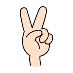 손, hand, 지시, 표현, 일러스트