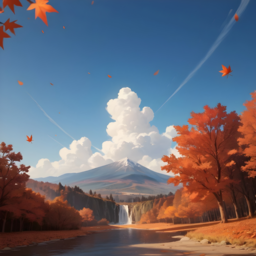 풍경, 경치, 하늘, 사진, 그림, 구름, 산, 꽃, 단풍, 가을
