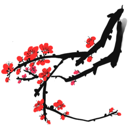 동양화, 매화, 꽃, 봄꽃, 한국화, 그림, 먹, 먹그림, 식물, 꽃잎, 벚꽃, 음식, 과일, 생산하다