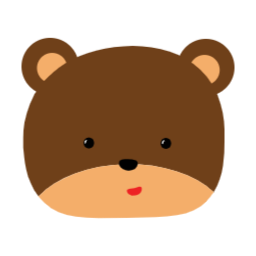 동물, 짐승, 캐릭터, 귀여운, 곰, 아기곰, 알글