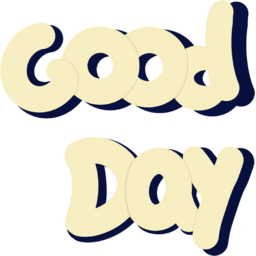 텍스트, 숫자, 상징, 타이포크래피, 긍정적, 좋은하루, 손글씨, good, day