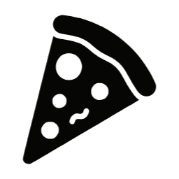 pizza, slice, food, silhouette, vector, 피자, 조각, 음식, 실루엣, 벡터