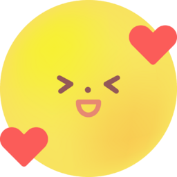 emoji, 표정, 이모지, 이모티콘, inlove, love, 사랑, 설렘