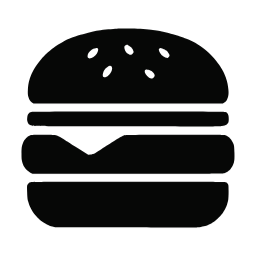 hamburger, burger, food, fast, vector, 햄버거, 버거, 음식, 실루엣, 패스트푸드