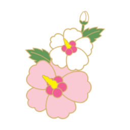 무궁화, 꽃, 일러스트, 라인, 한국, 국화, vector