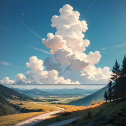 풍경, 경치, 하늘, 사진, 그림, 구름, 산