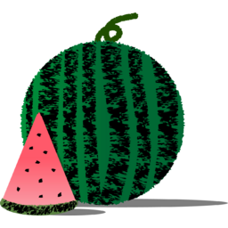 음식, 과일, 식물, 탄약, 수박, 여름, watermelon, 멜론, 여름과일, 손그림, 그래픽디자인, 디자인, fruits, fruit, summer, 초복, 말복, 중복, 복날, red, green, 원형