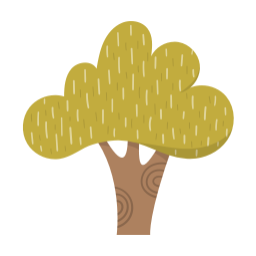 나무, 귀여운, 노랑, 자연, 일러스트, 심플, 가을나무, 가을, 단풍, Tree, Fall, Autumn, Simple, Natural, 가을여행, 단풍놀이, 단풍여행, 연두, 초록