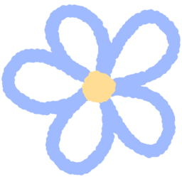 꽃, 라인, 흰색, 다꾸, decorate, 꾸미기, 블루, 하늘, 보라, 연보라, 몽글몽글, 부속품, 정장, 묶다, 식물