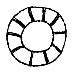 튜브, 물놀이, 수영장, 바다, 여름, 해변, 휴가, 손그림, 일러스트, 클립아트