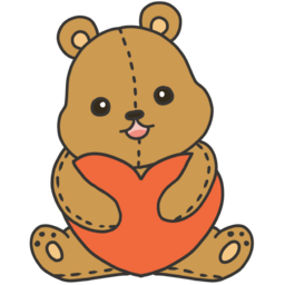 하트, 사랑, 하트곰, 곰돌이, ㄱ, 곰, 곰인형, 쿠션
