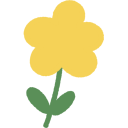 꽃, 튤립, 손그림, 깔끔