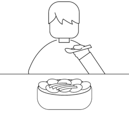 남자, 여자, 아이, 사람, 먹방, 음식, 떡국, 라인, 새해, 숟가락, 식사, 떡, 설날, 전통, 명절, 나이, 흰색, 투명, 국물, 그릇, 책상, 먹기, 가족, 아침, 맛있는