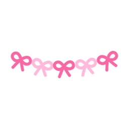 가랜드, 리본가랜드, 핑크가랜드, 리본, 파티, 축하, 생일, 이벤트, 귀여운, 일러스트