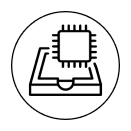 아이콘, chip, 반도체, 기술, 테크, 일러스트, 벡터, 인공지능, 전자