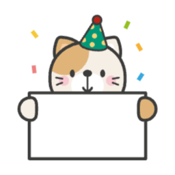 고양이, 생일, 생일파티, 생일축하, 귀여운캐릭터, 이름표, 동물, 네임테그, 네임라벨, 귀여운동물