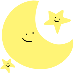 달, 별, moon, star