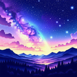 자연, 밤, 옥외, 하늘, 경치, 풍경, 무늬