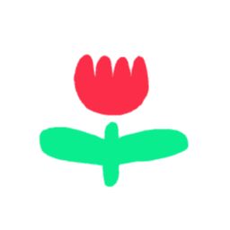 꽃, 잎, 붉은색, 초록색, 단순화, 자연, 잎사귀, 생동감, 플랫, 디자인, 봄, 시각적, 요소, 생명력, 상징, 장식, 그래픽, 대비, 심플, 화사함, 유기적, 형태, 일러스트