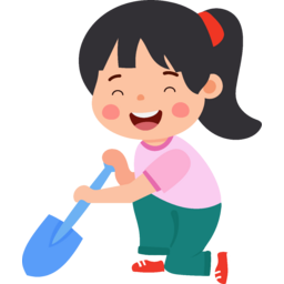 사람, 어린이, 아이, 소녀, 여자사람, 나무심기, 땅파기, 화분, 식물, 식물가꾸기, 삽질, 식목일, 꽃심기, 자연, 친환경, 환경