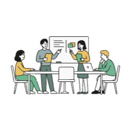 회의, PPT, 회사, 직원, 동료, 발표, 아이디어, 근무