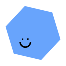 도형, 귀여운, 웃음, 다각형, 요소, 백터, 벡터, svg, 파랑