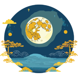 보름달, 한가위, 일러스트, 추석, 명절, 밤배경, 배너, 감나무, 배경, 연휴, 팝업, Full, Moon, Chuseok, Holiday, Night, Background, 