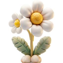 3d, flower, 꽃, flowers, 꽃들, 예쁜, 둥근, 들꽃, 입체, 모형, 풍선, 애니메이션, 일러스트, 