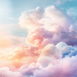 파스텔, 하늘, pastel, sky, 구름, 배경, cloud, background, 부드러운, 색감, soft, colors, 그라데이션, gradient, 수채화, 느낌, watercolor, style, 몽환적인, 분위기, dreamy, mood, 미니멀, minimal, 휴대폰, 배경화면, phone, wallpaper, 차분한, calm, feeling