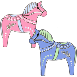 말, 장식, 패턴, horse, 동물