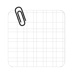 포스트잇, 메모지, 접힌종이, 메모, 손그림, stickynote, paperclip, memo, 격자포스트잇, 격자메모지