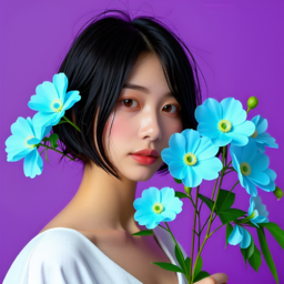 꽃, 꽃꽂이, 꽃다발, 모델, 하늘배, 배경, AI, 데이지, 장미, 해바라기