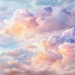파스텔, 하늘, pastel, sky, 구름, 배경, cloud, background, 부드러운, 색감, soft, colors, 그라데이션, gradient, 수채화, 느낌, watercolor, style, 몽환적인, 분위기, dreamy, mood, 미니멀, minimal, 휴대폰, 배경화면, phone, wallpaper, 차분한, calm, feeling