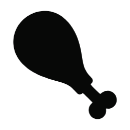 drumstick, chicken, leg, food, meat, vector, 닭다리, 치킨, 고기, 실루엣, 벡터