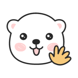 곰, 곰돌이, 백곰, 캐릭터, 이모티콘, 표정, 얼굴, 기분, 감정, 스티커, 동물, 하얀, 금손, 장인, 손바닥