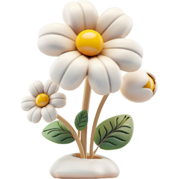 3d, flower, 꽃, flowers, 꽃들, 예쁜, 둥근, 들꽃, 입체, 모형, 풍선, 애니메이션, 일러스트, 