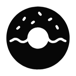 donut, doughnut, food, dessert, vector, 도넛, 간식, 디저트, 실루엣, 벡터